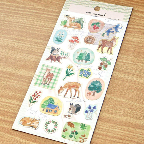 Stickers With Animals - Planner | Moshi Moshi Paris Japan