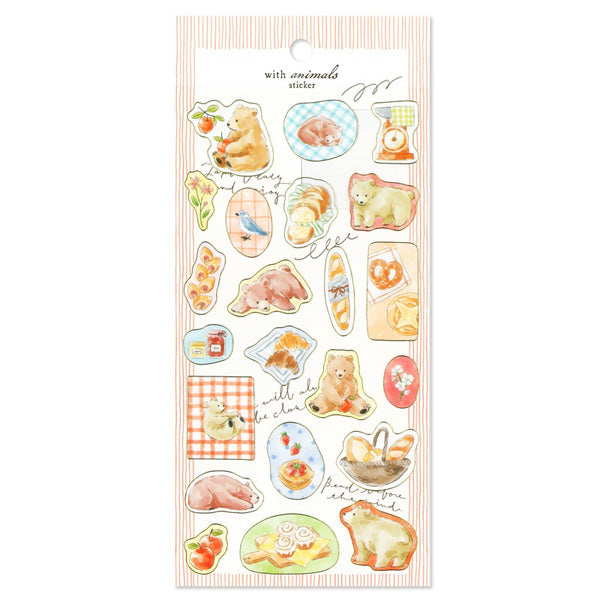 Stickers With Animals - Papeterie Japonaise | Moshi Moshi Paris