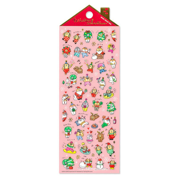 Stickers Winter - Chat Gorogoro | Moshi Moshi Paris