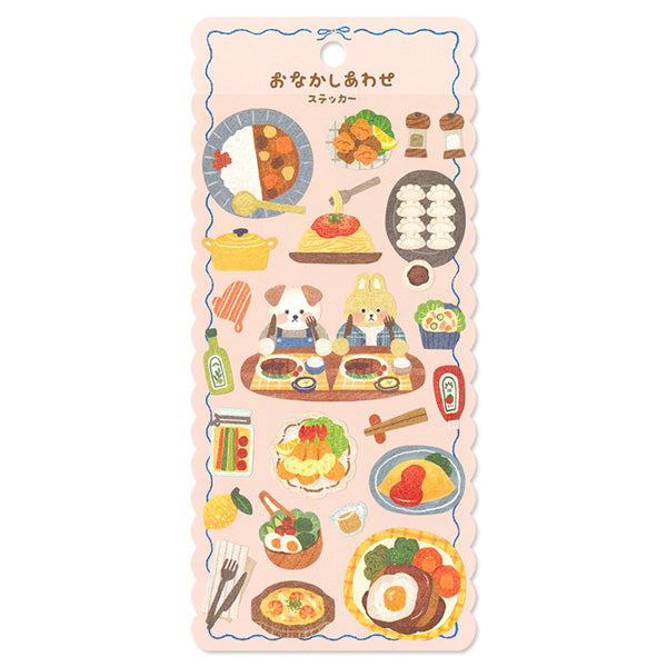 Stickers Tummy - Hungry Dinner | Moshi Moshi Papeterie