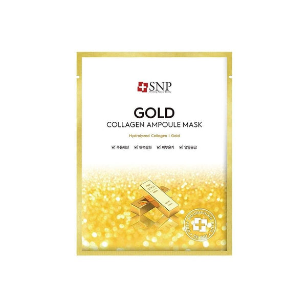 Masque Gold Collagen Ampoule - SNP | Moshi Moshi Paris