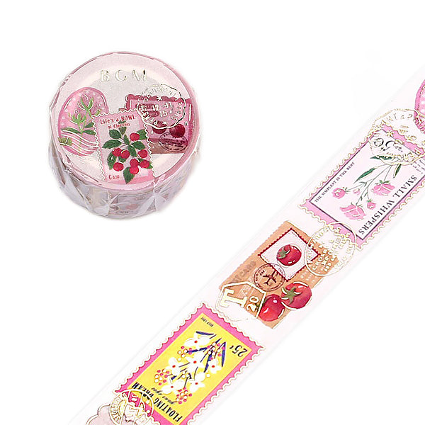Washi Tape Post Office - Plant Pink | Moshi Moshi Paris