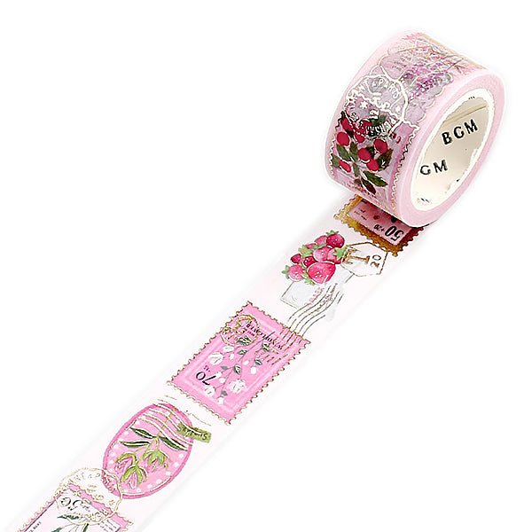 Washi Tape Post Office - Plant Pink | Moshi Moshi Paris
