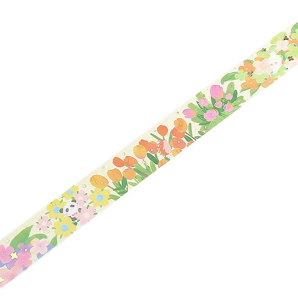 Washi Tape Japonais - Tulip Garden | Moshi Moshi Papeterie