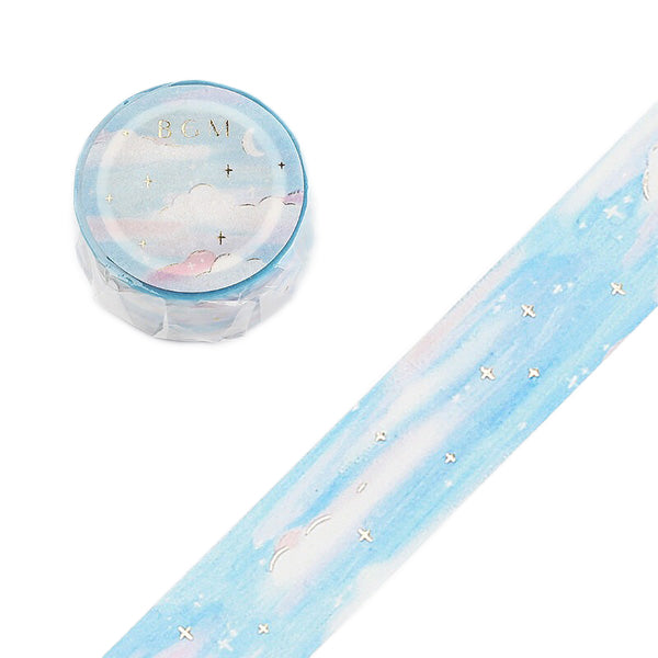 Washi Tape Oil Pastel - Pale Clouds | Moshi Moshi Paris