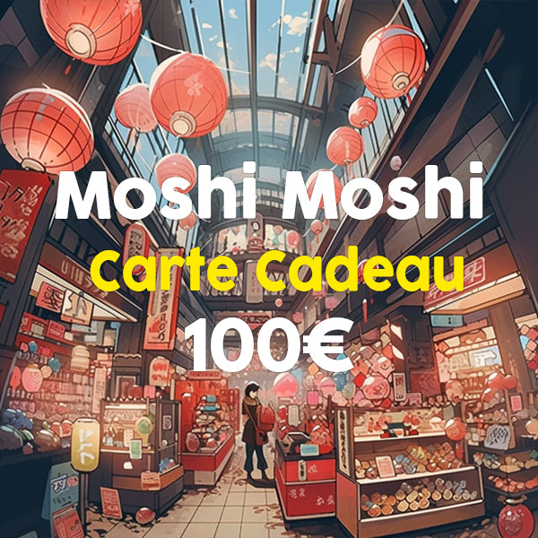 Carte Cadeau 100€ | Moshi Moshi boutique japonaise Paris 1er