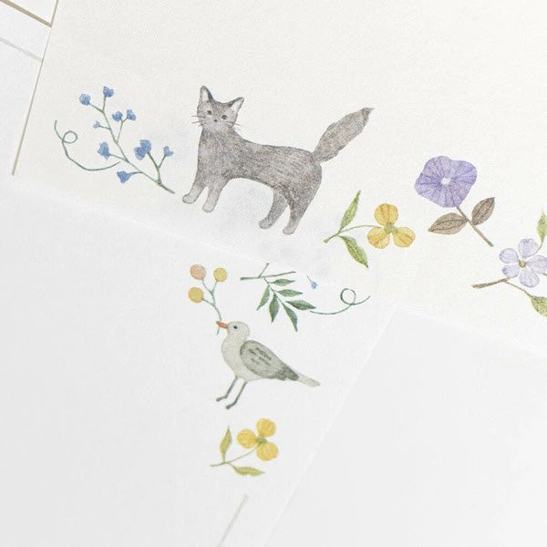 Mémo Pad Michikusa - Black Cat | Moshi Moshi Papeterie