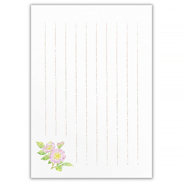 Papier Lettre Color Of Garden - Papeterie Japonaise | Moshi Moshi 