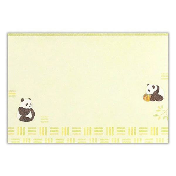 Papier Lettre & Enveloppe Panda - Papier Japonais | Moshi Moshi Paris