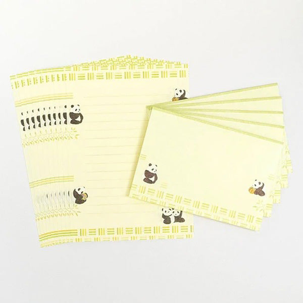 Papier Lettre & Enveloppe Panda - Papier Japonais | Moshi Moshi Paris