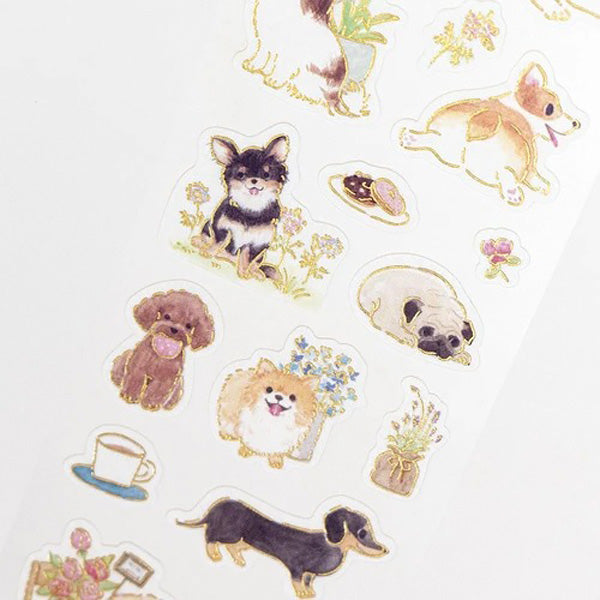 Stickers Kobori - Happy Dogs | Moshi Moshi Papeterie Kawaii