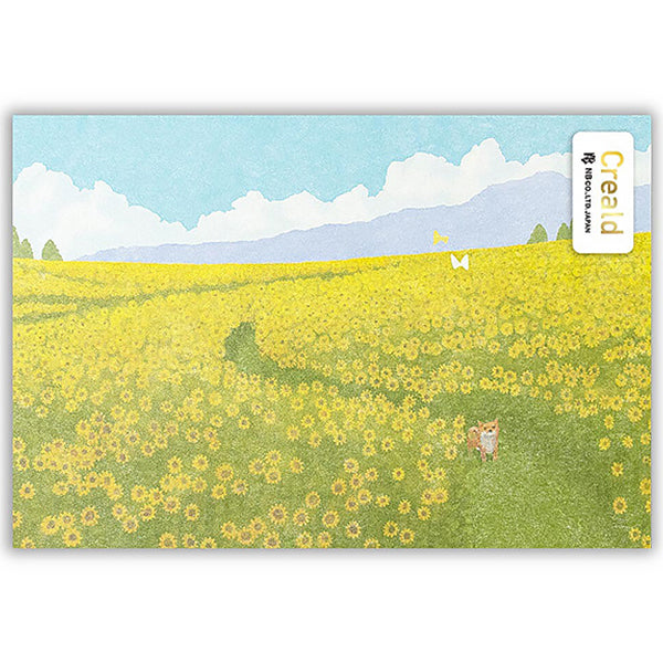 Carte Postale Summer & Shiba - Papeterie | Moshi Moshi 
