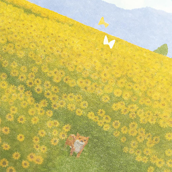 Carte Postale Summer & Shiba - Papeterie | Moshi Moshi 