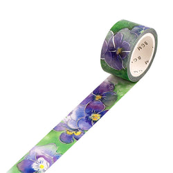 Washi Tape Japonais - Watercolor Flower | Moshi Moshi 