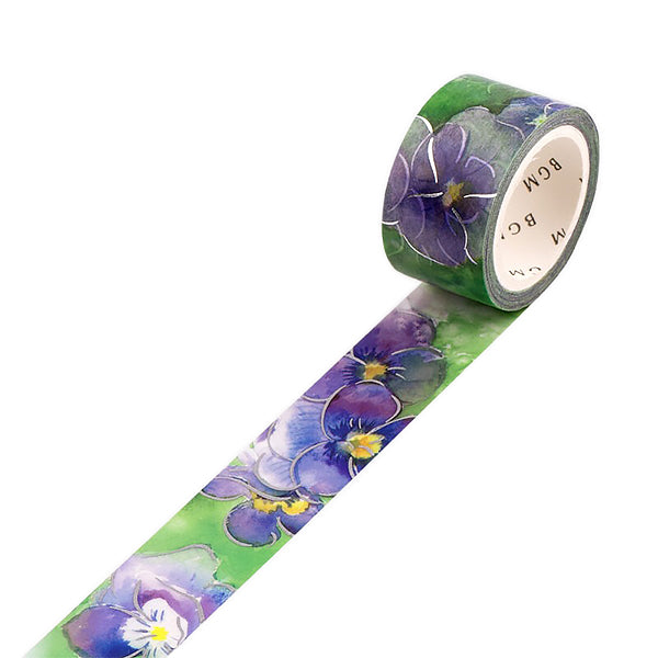 Washi Tape Japonais - Watercolor Flower | Moshi Moshi 