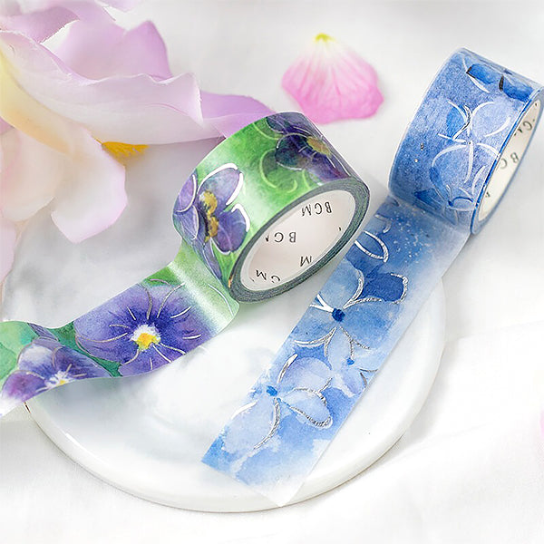 Washi Tape Japonais - Watercolor Flower | Moshi Moshi 