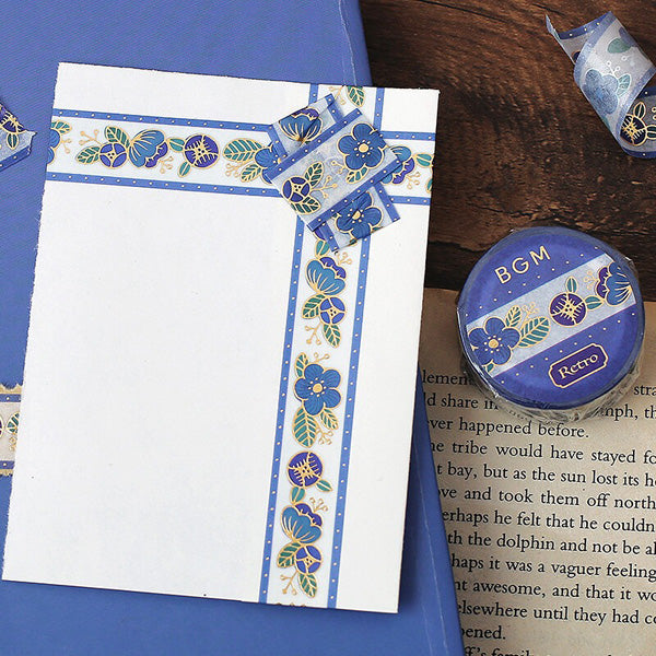 Washi Tape Rétro - Gundam Blue | Moshi Moshi Paris Japan