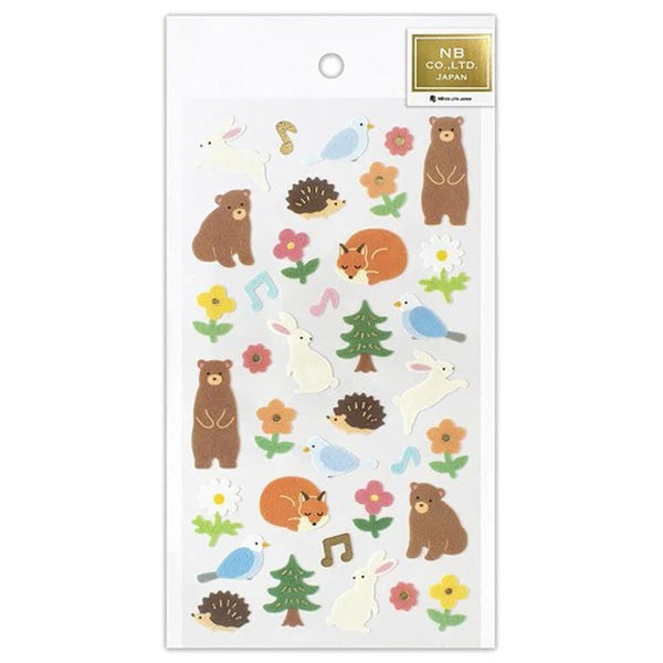 Stickers Midori - Forest Animals | Moshi Moshi Papeterie Japonaise