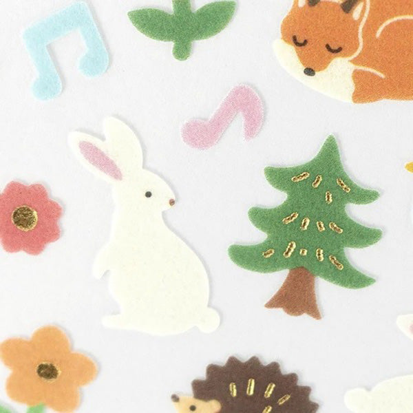 Stickers Midori - Forest Animals | Moshi Moshi Papeterie Japonaise