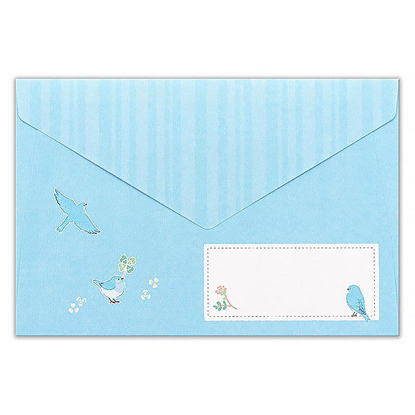 Papier Lettre & Enveloppe Birds - Papier Japonais | Moshi Moshi Paris
