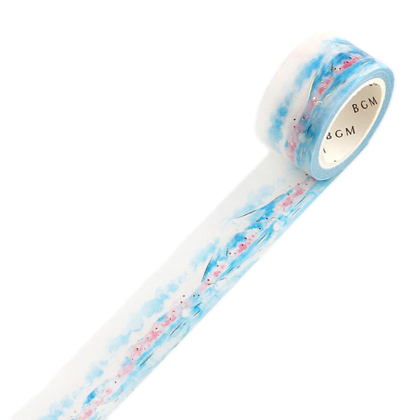 Washi Tape Watercolor Town - Mont Fuji | Moshi Moshi Paris