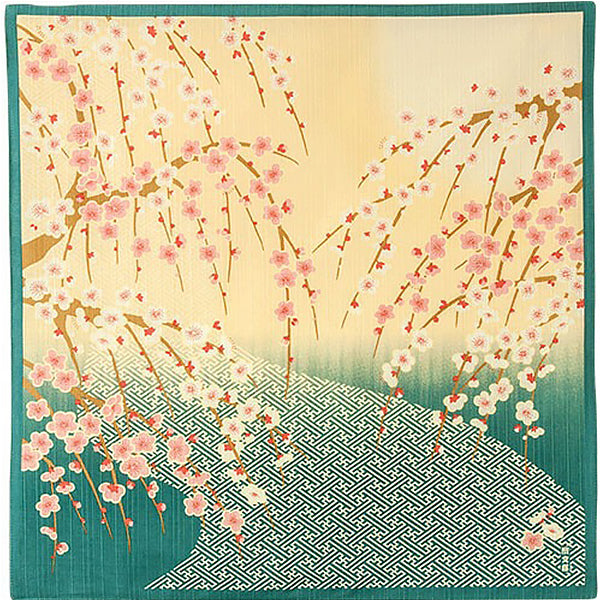 Furoshiki Fleur de Prunier - Emballage Cadeaux | Moshi Moshi Paris