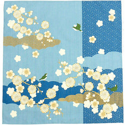 Furoshiki Bunti & White Plum - Emballage Cadeaux | Moshi Moshi Paris