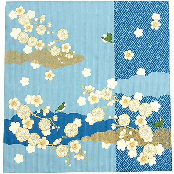 Furoshiki Bunti & White Plum - Emballage Cadeaux | Moshi Moshi Paris