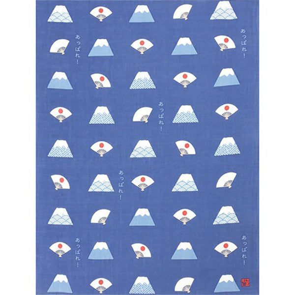 Handkerchief Japonais - Mouchoir Tissu Mont Fuji | Moshi Moshi Paris