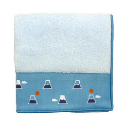 Serviette Japonaise Molletonnée - Mont Fuji | Moshi Moshi Paris