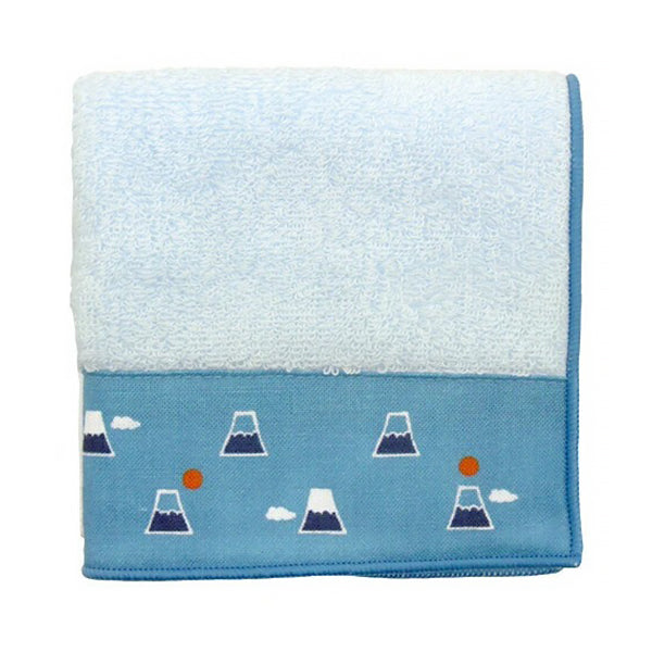 Serviette Japonaise Molletonnée - Mont Fuji | Moshi Moshi Paris