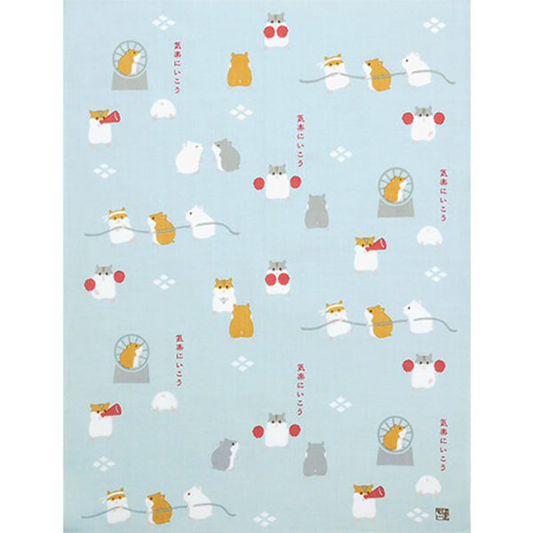 Handkerchief Hamster Easy Going - Made in Japan | Moshi Moshi Paris