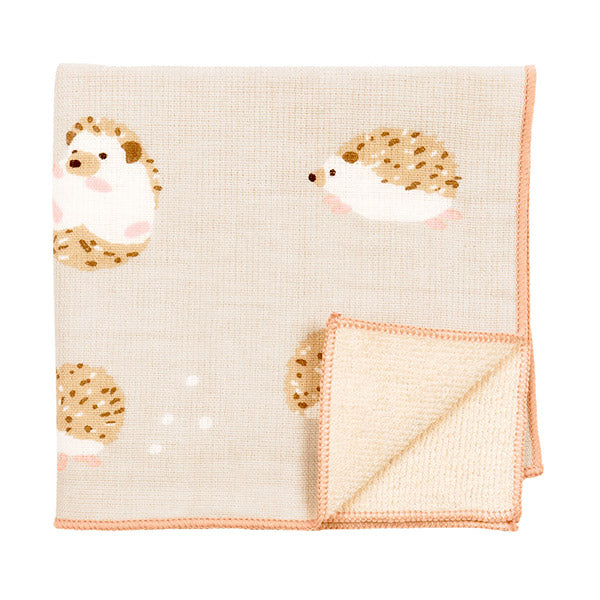 Serviette Japonaise Hérisson - Kawaii et Douce | Moshi Moshi Paris