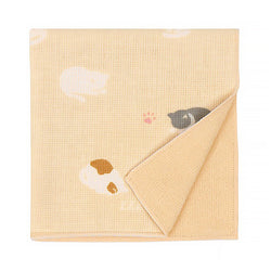 Serviette Sleeping Cat - Made in Japan | Moshi Moshi Paris 1er