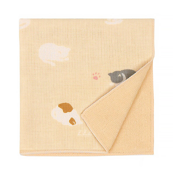 Serviette Sleeping Cat - Made in Japan | Moshi Moshi Paris 1er