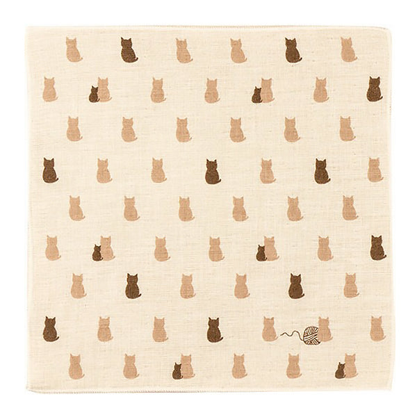 Serviette Japonaise Chat - Made in Japan | Moshi Moshi Paris 1er