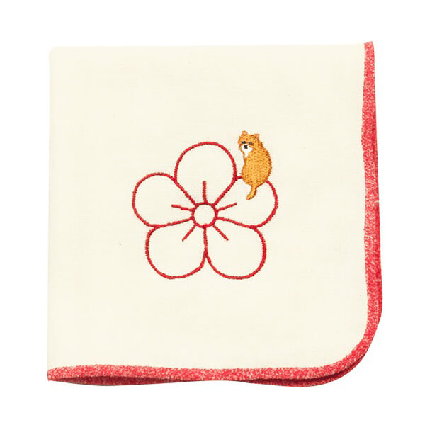 Serviette Molletonnée - Shiba Sakura | Moshi Moshi Boutique Japonaise