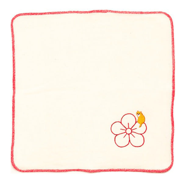 Serviette Molletonnée - Shiba Sakura | Moshi Moshi Boutique Japonaise