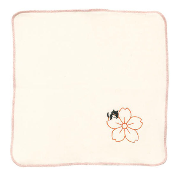 Serviette Molletonnée - Chat Sakura | Moshi Moshi Paris Japan