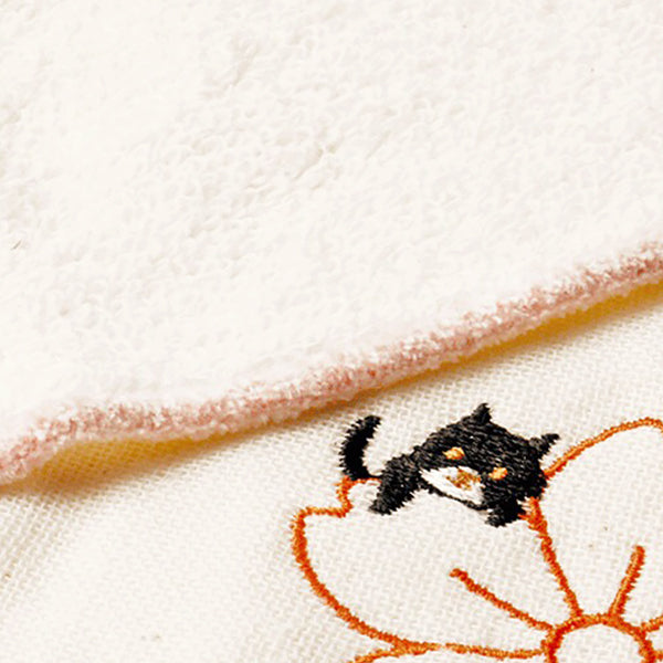 Serviette Molletonnée - Chat Sakura | Moshi Moshi Paris Japan