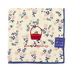 Serviette Japonaise réversible - Floral print | Moshi Moshi Paris 