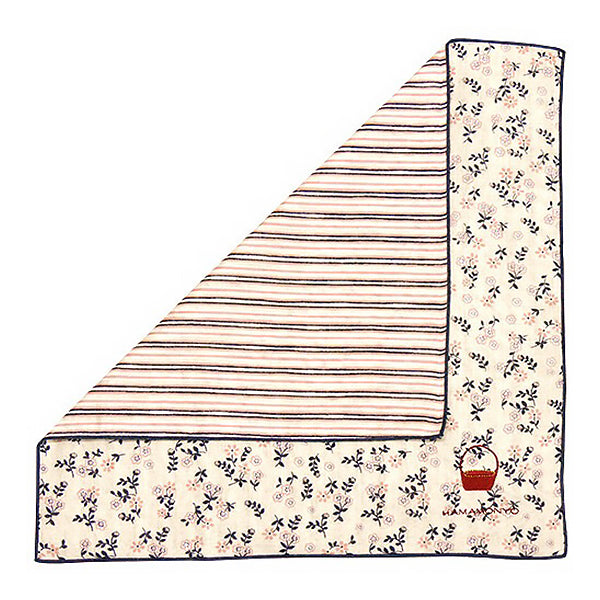 Serviette Japonaise réversible - Floral print | Moshi Moshi Paris 