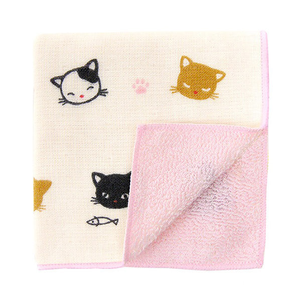 Serviette Chat Kawaii - Made in Japan | Moshi Moshi Boutique Paris