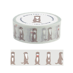 Masking Tape Yuko Loutre - Papeterie Japonaise | Moshi Moshi Paris