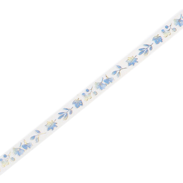 Washi Tape Life Foil Stamping - Blue Leaf | Moshi Moshi Paris