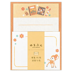 Mini Papier Lettre & Enveloppe Bambi - Kawaii | Moshi Moshi Paris