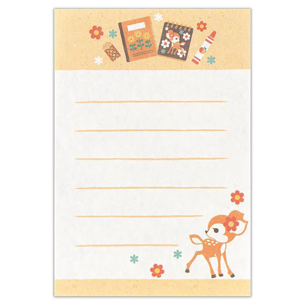 Mini Papier Lettre & Enveloppe Bambi - Kawaii | Moshi Moshi Paris