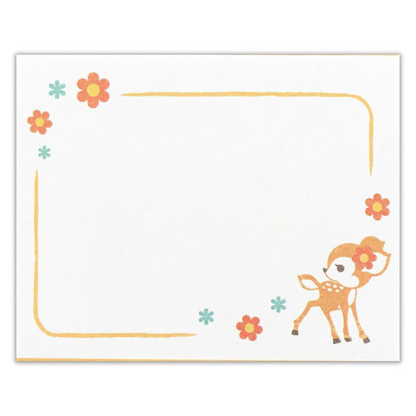 Mini Papier Lettre & Enveloppe Bambi - Kawaii | Moshi Moshi Paris