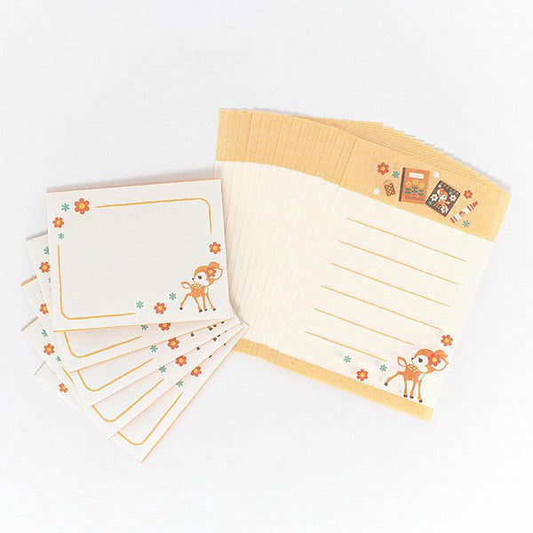 Mini Papier Lettre & Enveloppe Bambi - Kawaii | Moshi Moshi Paris