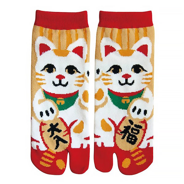 Chaussette Tabi - Maneki neko | Moshi Moshi Boutique Japonaise 